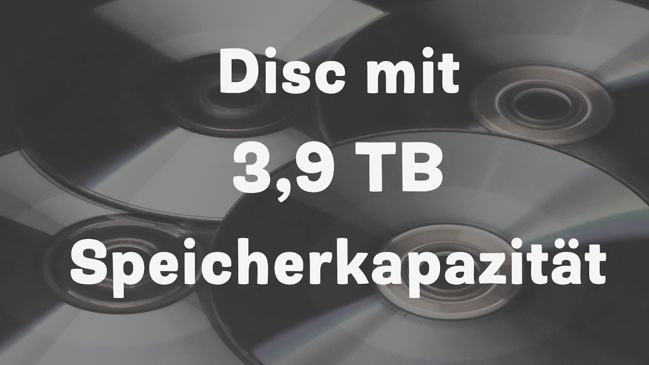 Eine Disc mit 3,9 TB Speicherkapazität | Funktion & Möglichkeit, von DVD & BD zu HVD & Glasspeicher