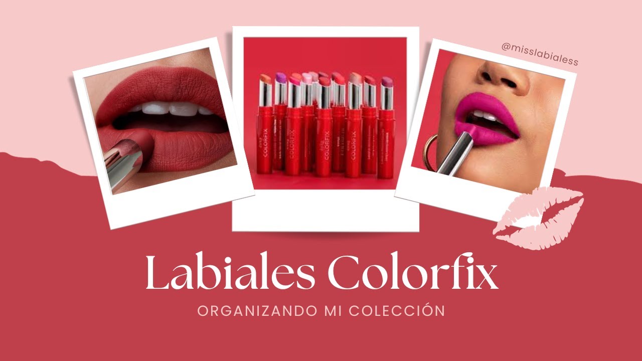 Todos mis labiales COLORFIX de Esika!! Organizando y chismeando un poco