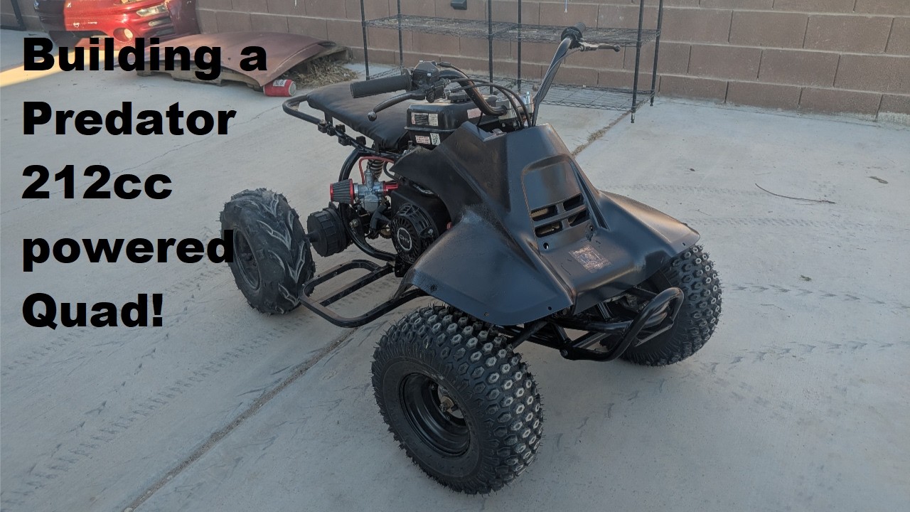 Building a Predator 212cc Quad!