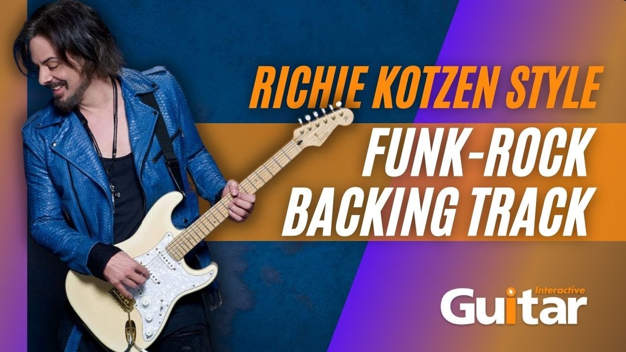 Richie Kotzen Style | Funk Rock Guitar Backing Track in C Minor | Cm