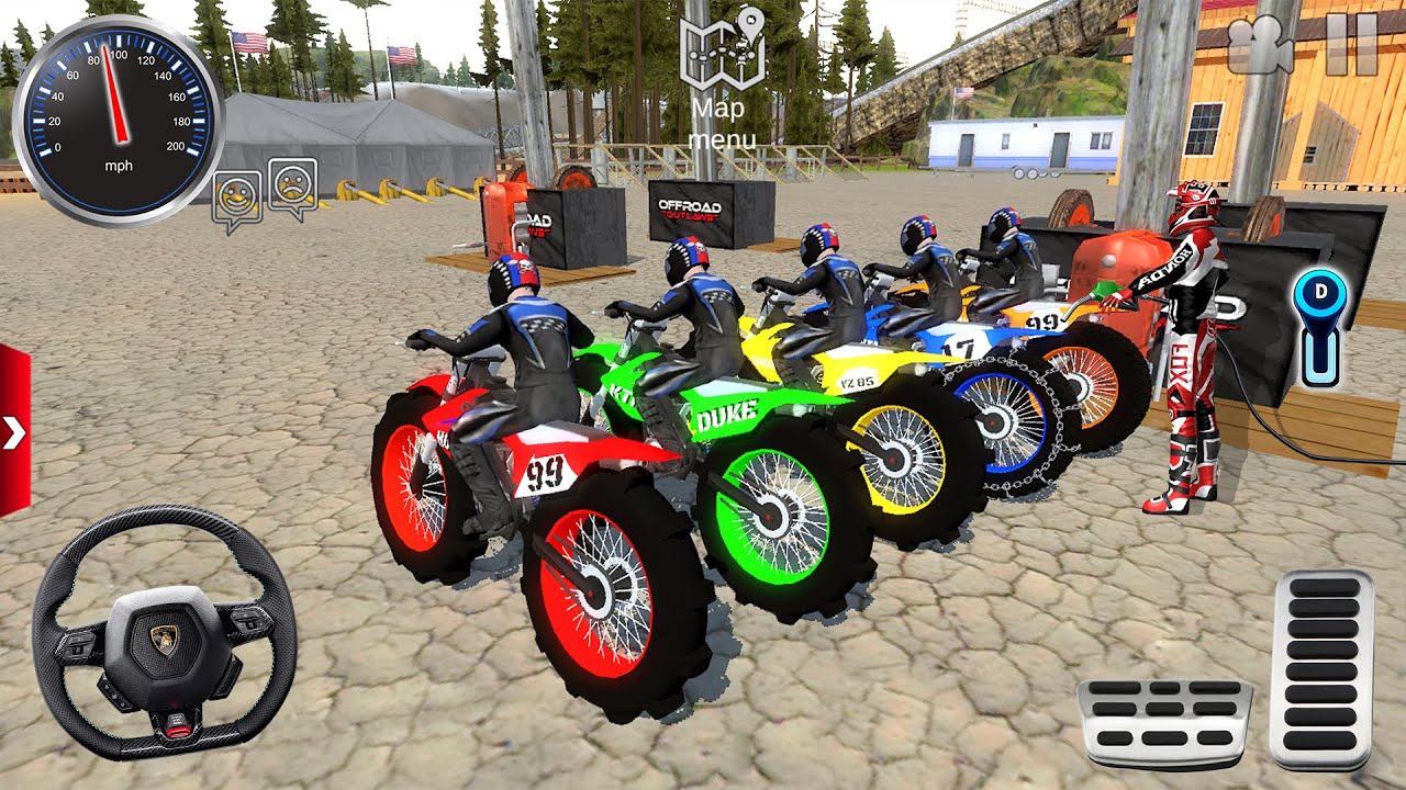 Offroad Outlaws - Motocross Off-Road Dirt Bikes Extreme driving #1 - Android / IOS Gameplay FHD