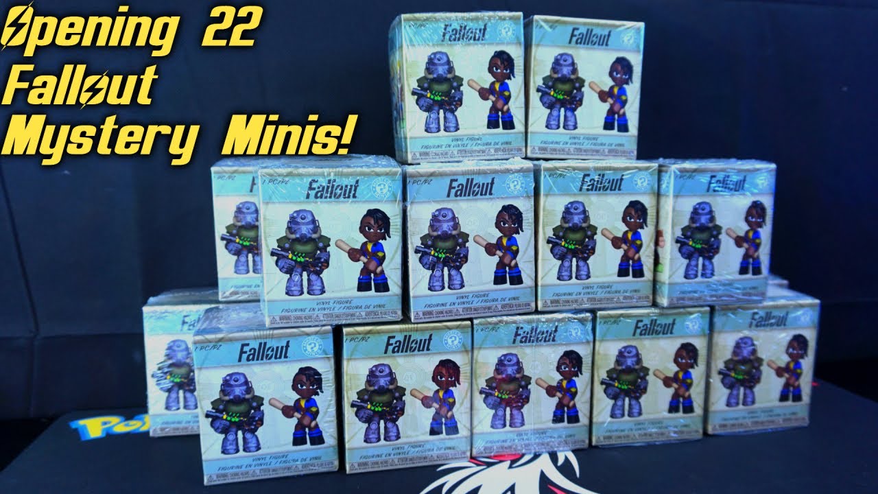 Fallout Mystery Minis! Opening nearly two display boxes!