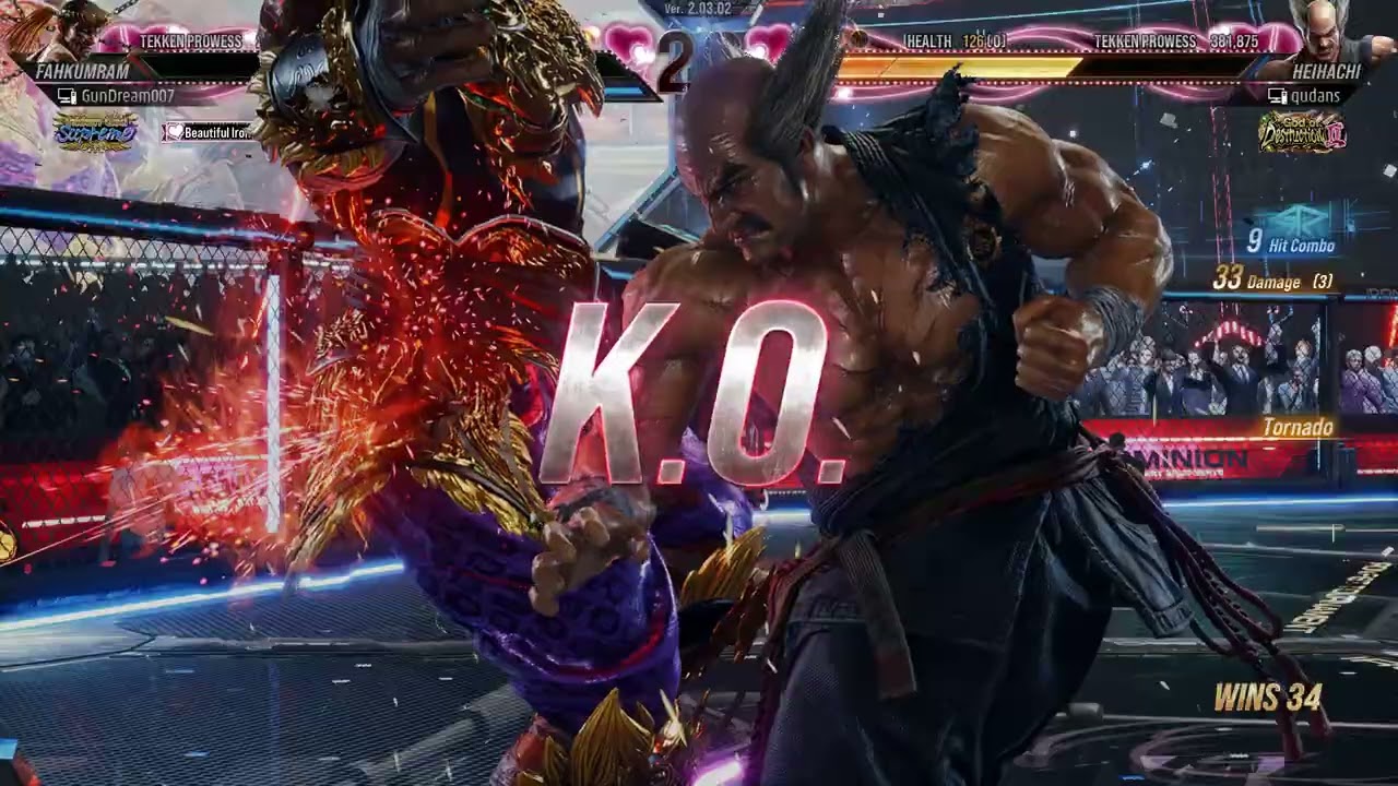 TK8 Legend Mishima Player Fahkumram（265673） vs Heihachi（381875） 2025 07 25 No 000