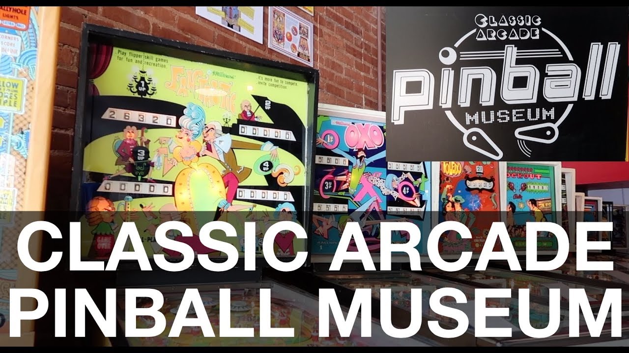 Tour Chattanooga's Classic Arcade Pinball Museum for 