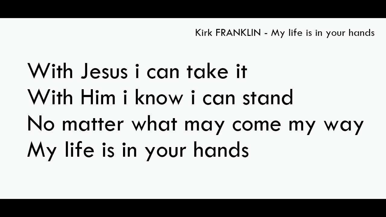 My life is in Your Hands Parole   Ampelan t&agrave;nanao Gasy by RGC (#Y)