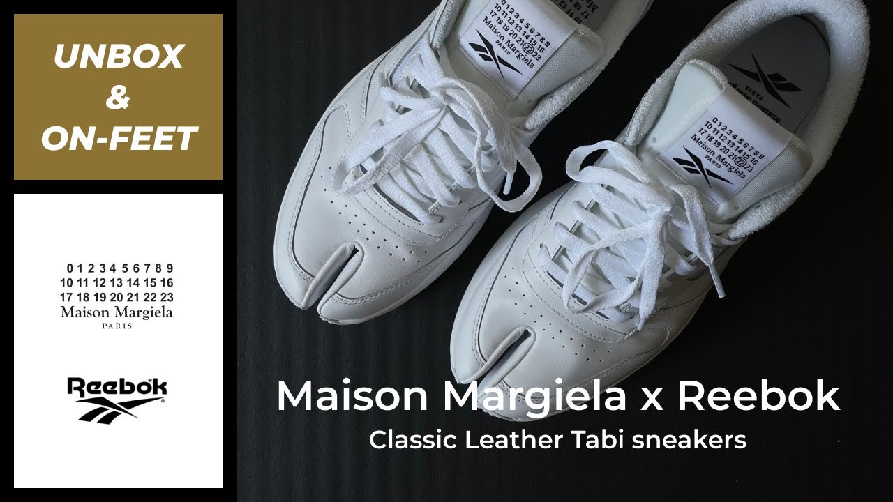 UNBOXING & ON FEET || Maison Margiela x Reebok Classic Leather Tabi sneakers