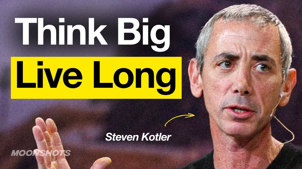 The Mindset That Extends Your Life With Steven Kotler | EP #34 Moonshots and Mindsets
