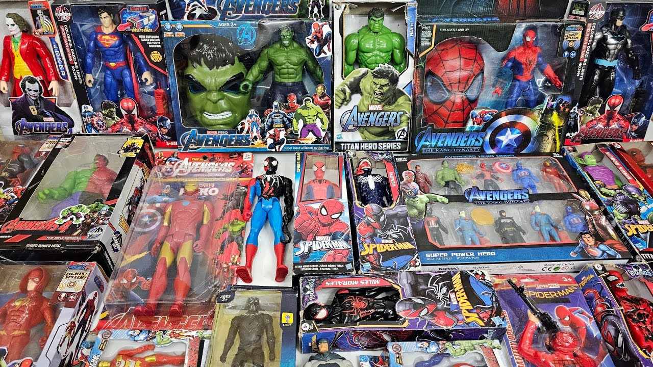 IRONMAN vs SPIDERMAN vs CAPTAIN AMERICA AVENGERS HULK,BATMAN CARTOON FLASH CARNAGE AVENGERS ASSEMBLE