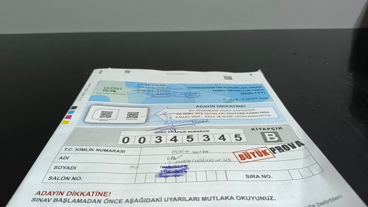 345 tyt b&uuml;y&uuml;k prova  sonucum (🐢ge&ccedil; kalmış🐧) #345 #yks2026 #tyt 