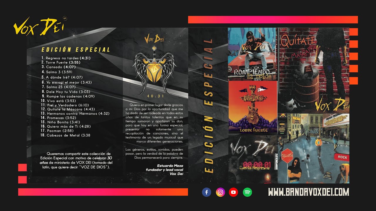 #musicacristiana #rockcristiano #alabanzas Vox Dei GT - Edición Especial