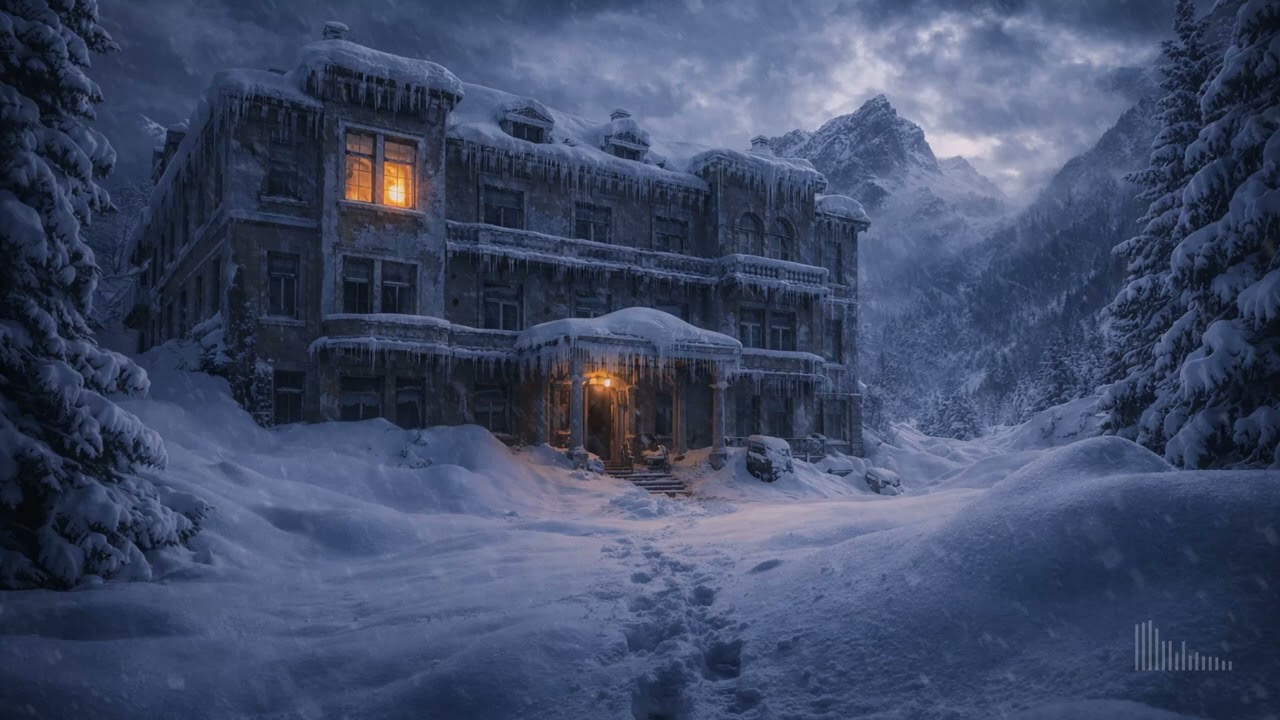 Snowbound Hotel - Cinematic Dark Ambient BGM 🎬 BGM [3 Hours] - music to relax/study to