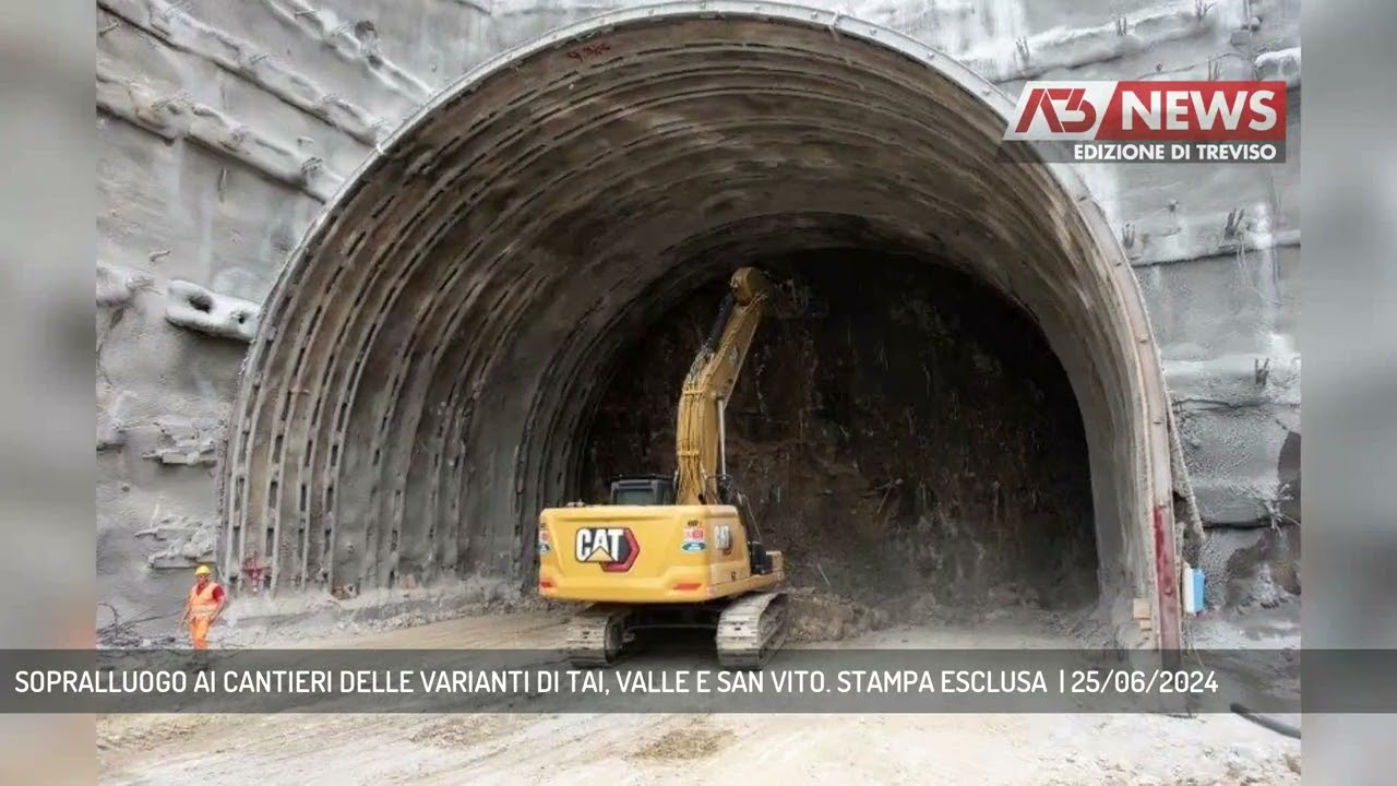 SOPRALLUOGO AI CANTIERI DELLE VARIANTI DI TAI, VALLE E SAN VITO. STAMPA ESCLUSA  | 25/06/2024
