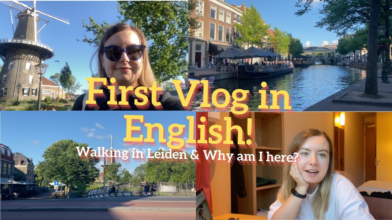 First Vlog in English! Walking in Leiden & Why Am I Here? | Lale's Diary