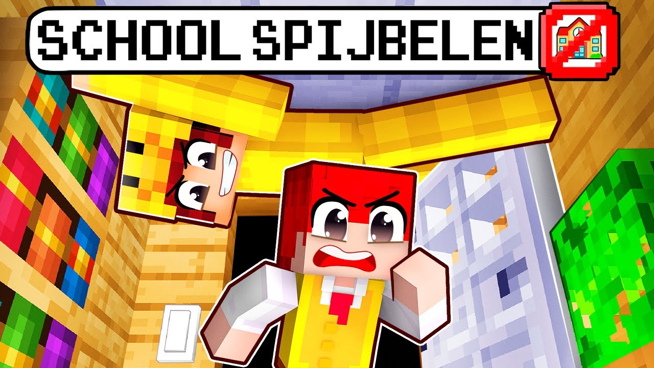 Ik Werd BETRAPT Met SPIJBELEN In Minecraft!