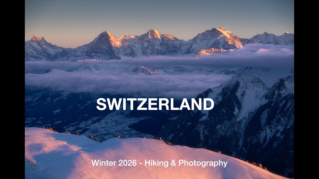 Silent Hiking in the Swiss Alps | Winter 2026 Exploration Across Bernese Valleys & Mountains