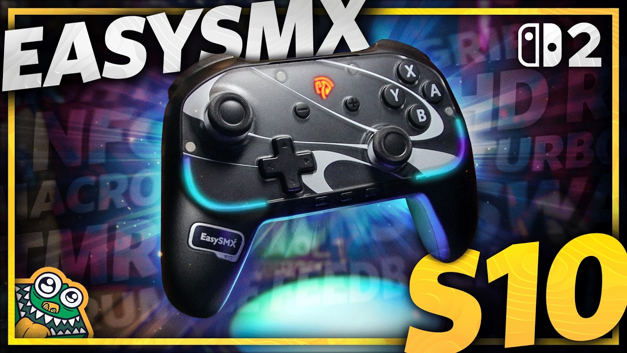 EasySMX S10 Switch 2 Controller Review - HD Rumble, NFC for Amiibo, Wake Function and more! 😱