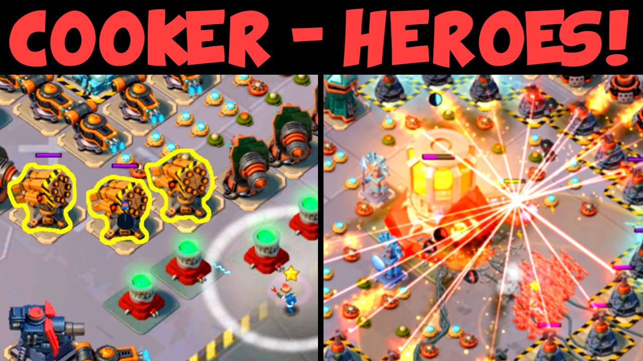 Cooker - Hero Edition! (Everspark + Brick) ✦ 4 Hits! ✦ Massive Attack ✦ Boom Beach