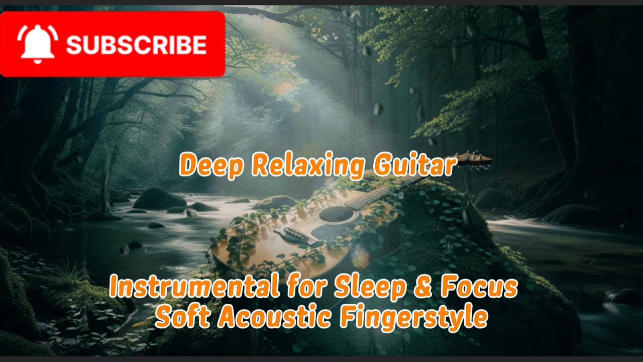 Deep Relaxing Guitar Instrumental for Sleep, work, study & Focus | Soft Acoustic Fingerstyle