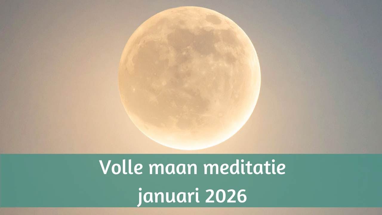Volle maan meditatie januari 2026: vertragen