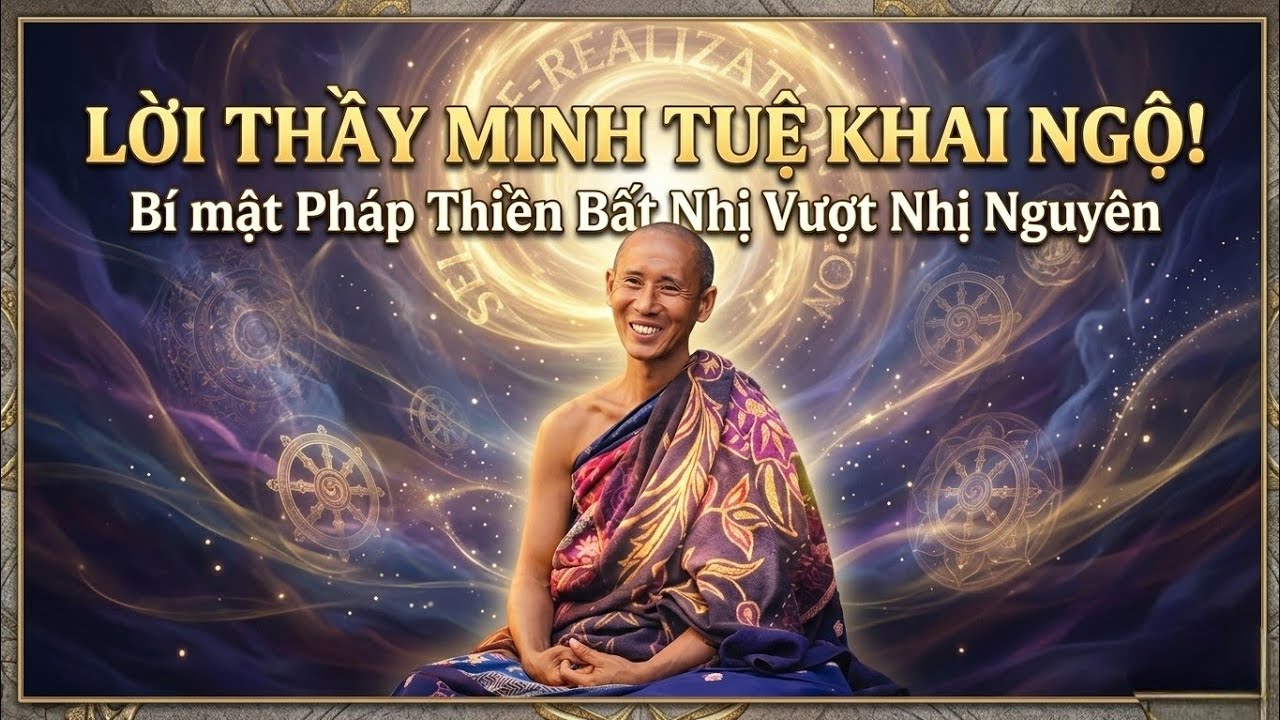 11/03 Lời Thầy Minh Tuệ Khai Ngộ - Bí mật Pháp Thiền Bất Nhị Vượt Nhị Nguyên
