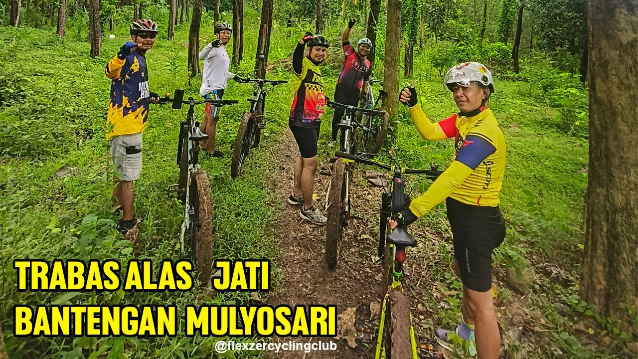 Gowes ngalas jati bantengan Mulyosari Tulungagung#flexzercyclingclub #mtb
