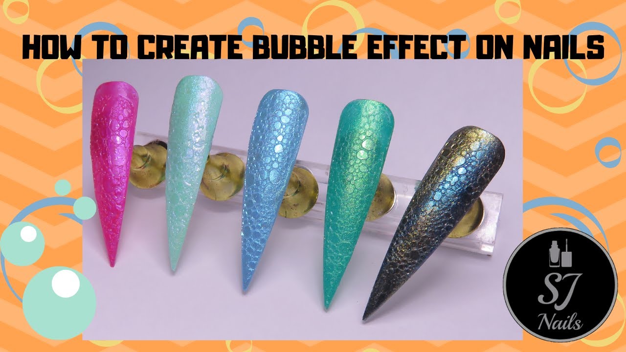 How To Do The Bubble Nail Effect - Easy Nail Art Hack