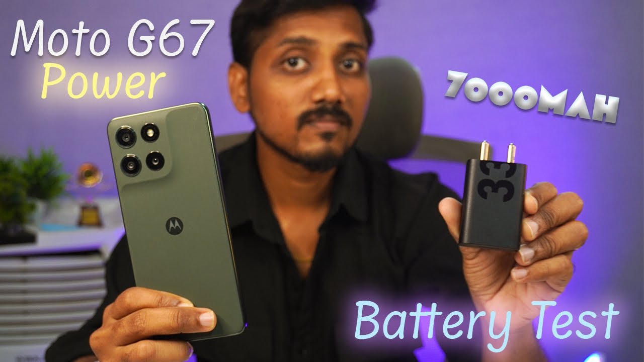 Moto G67 Power Battery Charging & Drain Test 🔋🪫🤩🔥
