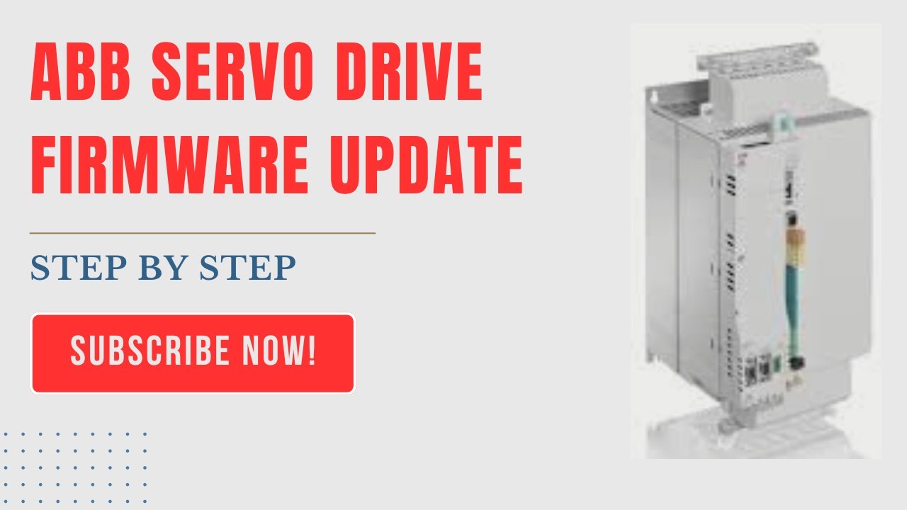 ABB Servo drive firmware update step by step (MFE180 SERIES)     #abbplc  #abbhmi #abbdrive