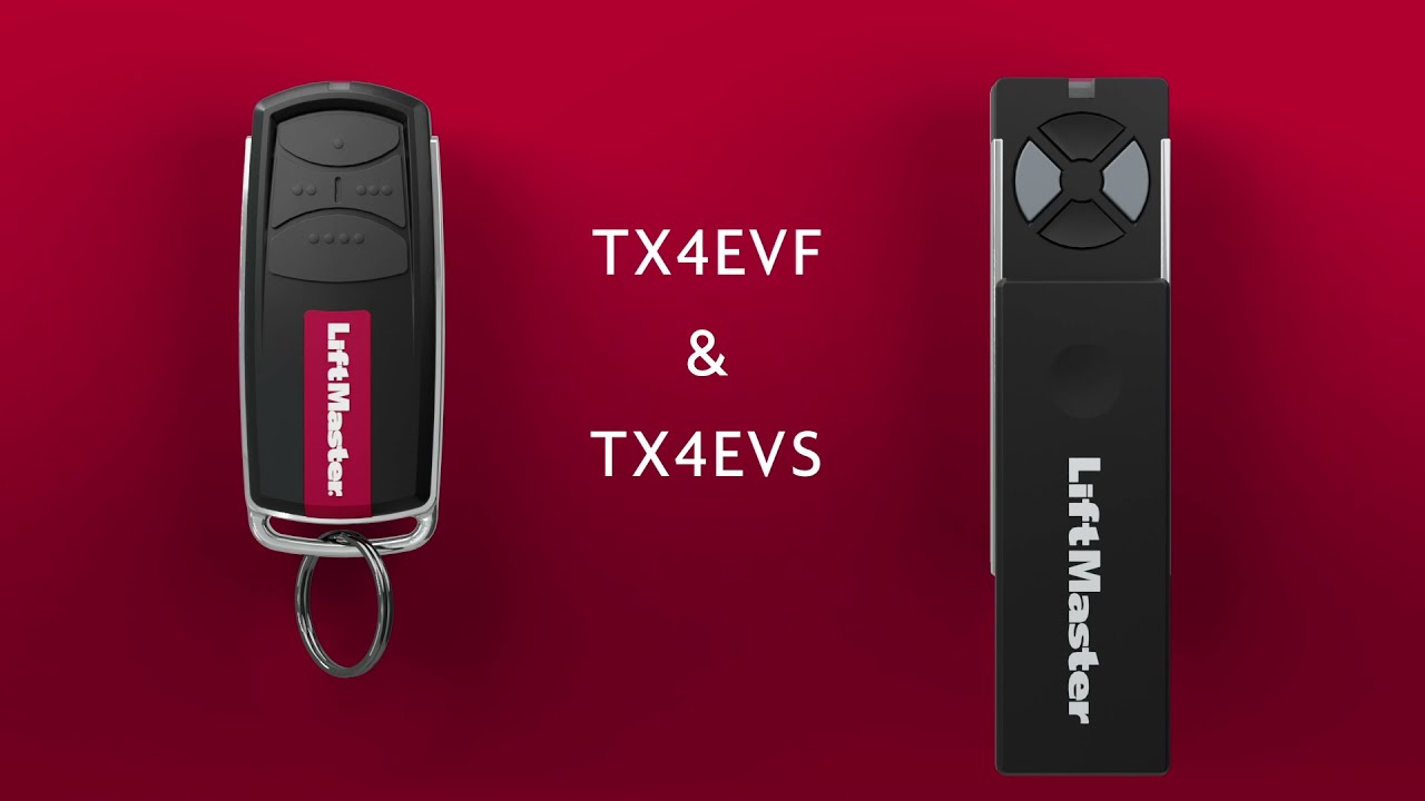 Programming TX4EVF / TX4EVS transmitters to LM55EVF / LM55EVS