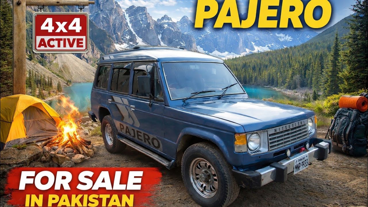 Mitsubishi Pajero 5 Door 1990 Model For Sale | 4x4 Active | Diesel Engine | Multan Registered