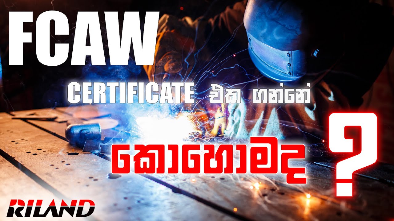 FCAW Certificate එක ගන්නේ කොහොමද? | WPQ Test Record