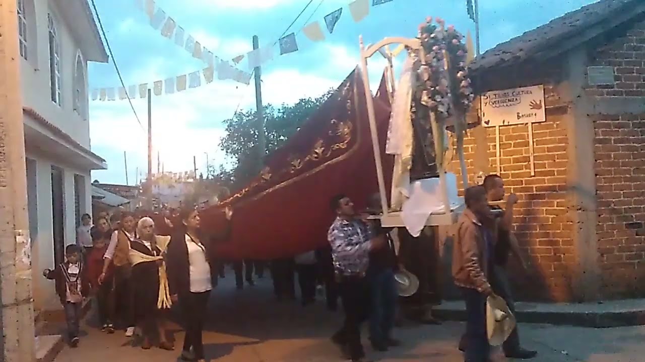 LAS TRADICIONES DEL CARACOL MICHOACAN . LA VIRGEN DEL CARMEN . PARA LOS AMIGOS MIGRANTES
