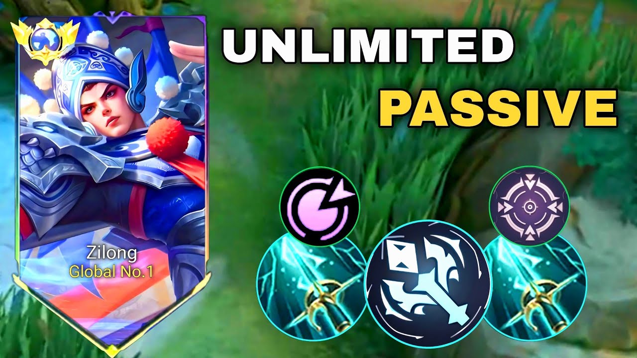 NEW META! ZILONG UNLIMITED PASSIVE DAMAGE! (one shot) ZILONG BEST BUILD 2024 - MLBB