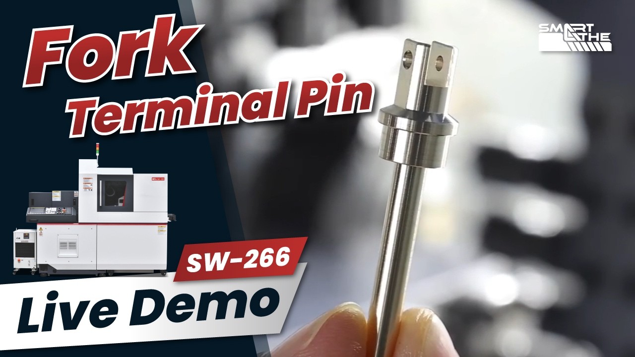 How to Turn & Mill Slim Workpieces on a Swiss Type CNC Lathe？#cnclathe #smartlathe