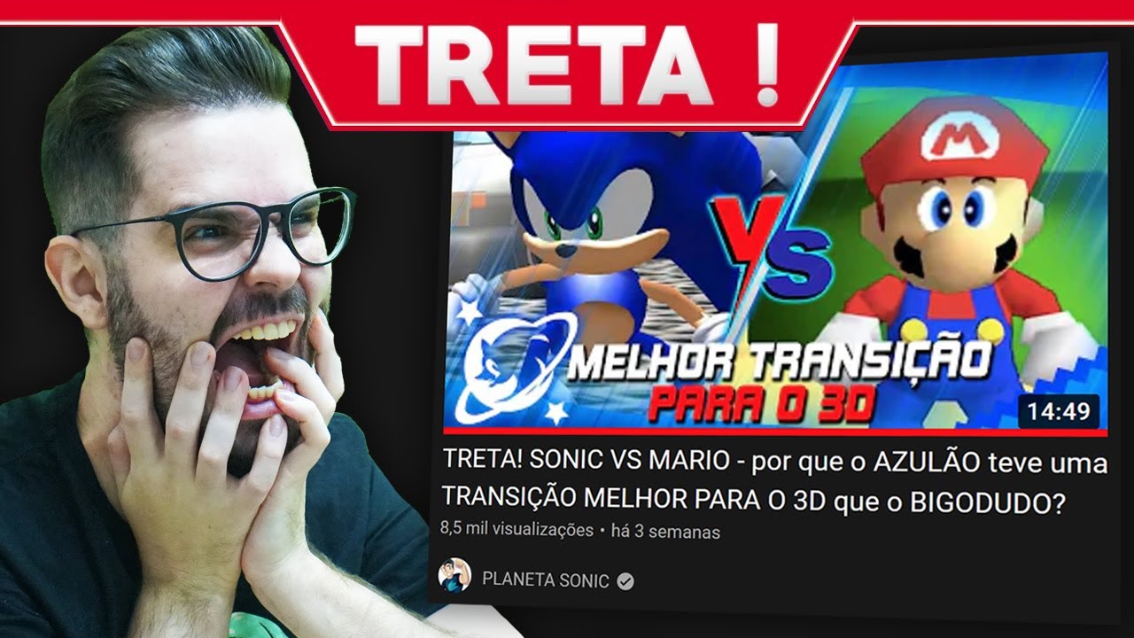 Pai Troll PROVANDO que MARIO é MELHOR que SONIC