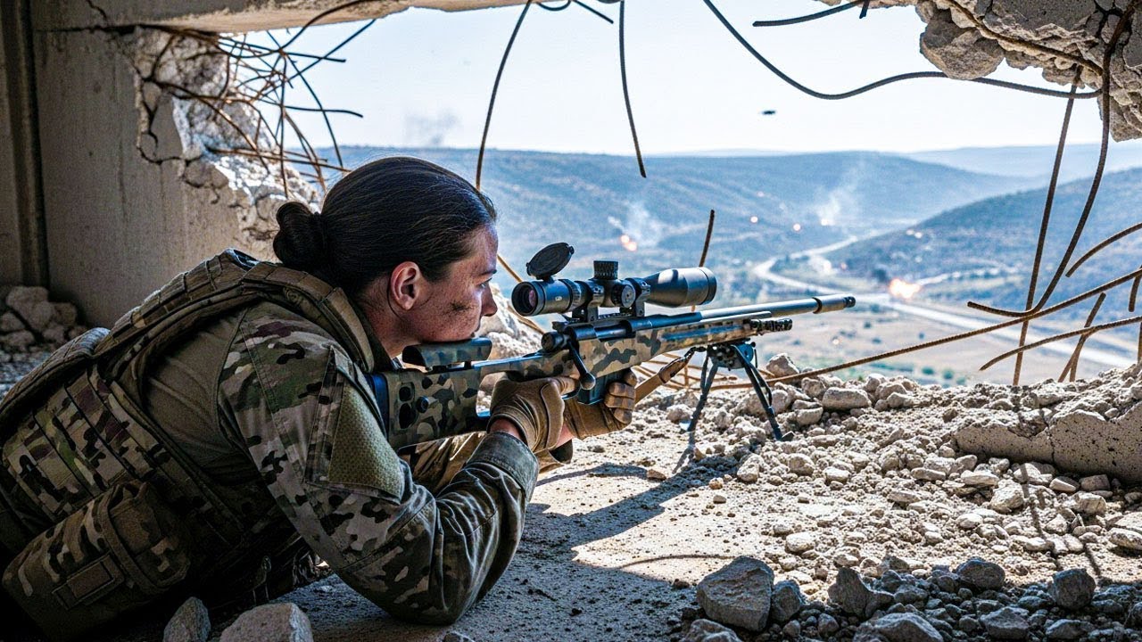 The Echo Chamber: Female Sniper vs Enemy Platoon – Unbelievable Battlefield Survival!
