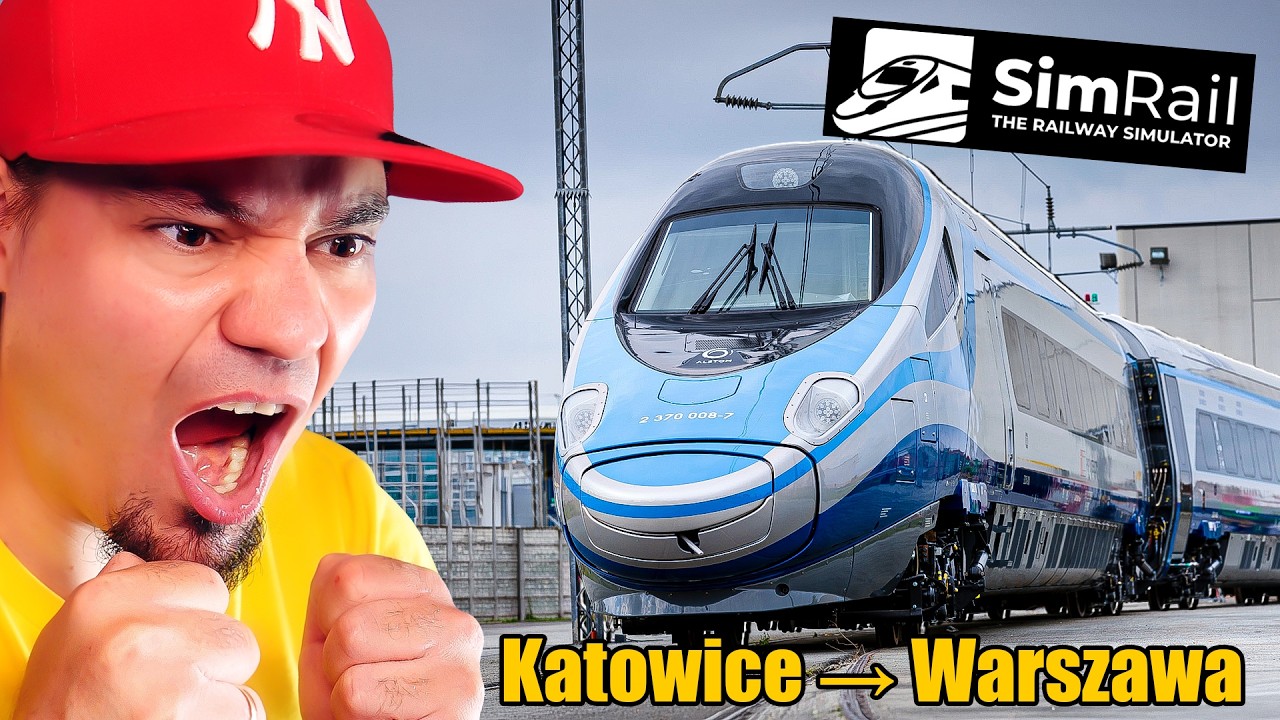 🚂 XXXXXXL ODCINEK ❄️ Katowice → Warszawa | PENDOLINO w ŚNIEGU | SimRail