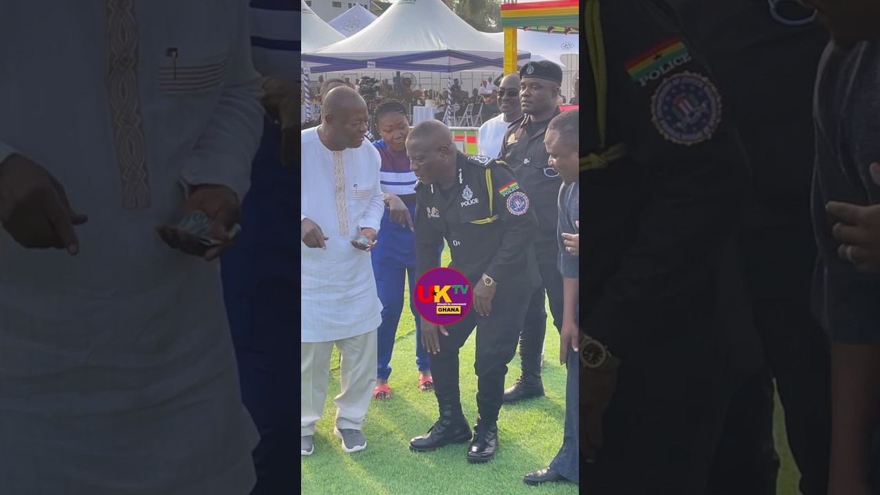 IGP Christian Tetteh Yohunu displays serious Agbaja dance moves