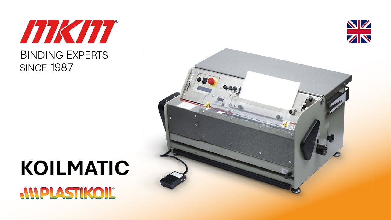 Plastikoil Koilmatic — Automatic Spiral Binding Machine