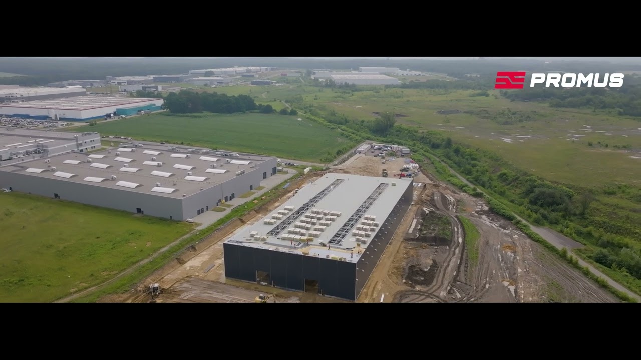 Budowa hali przemysłowej dla POLTECH WERK | Film timelapse z drona by 4MARK