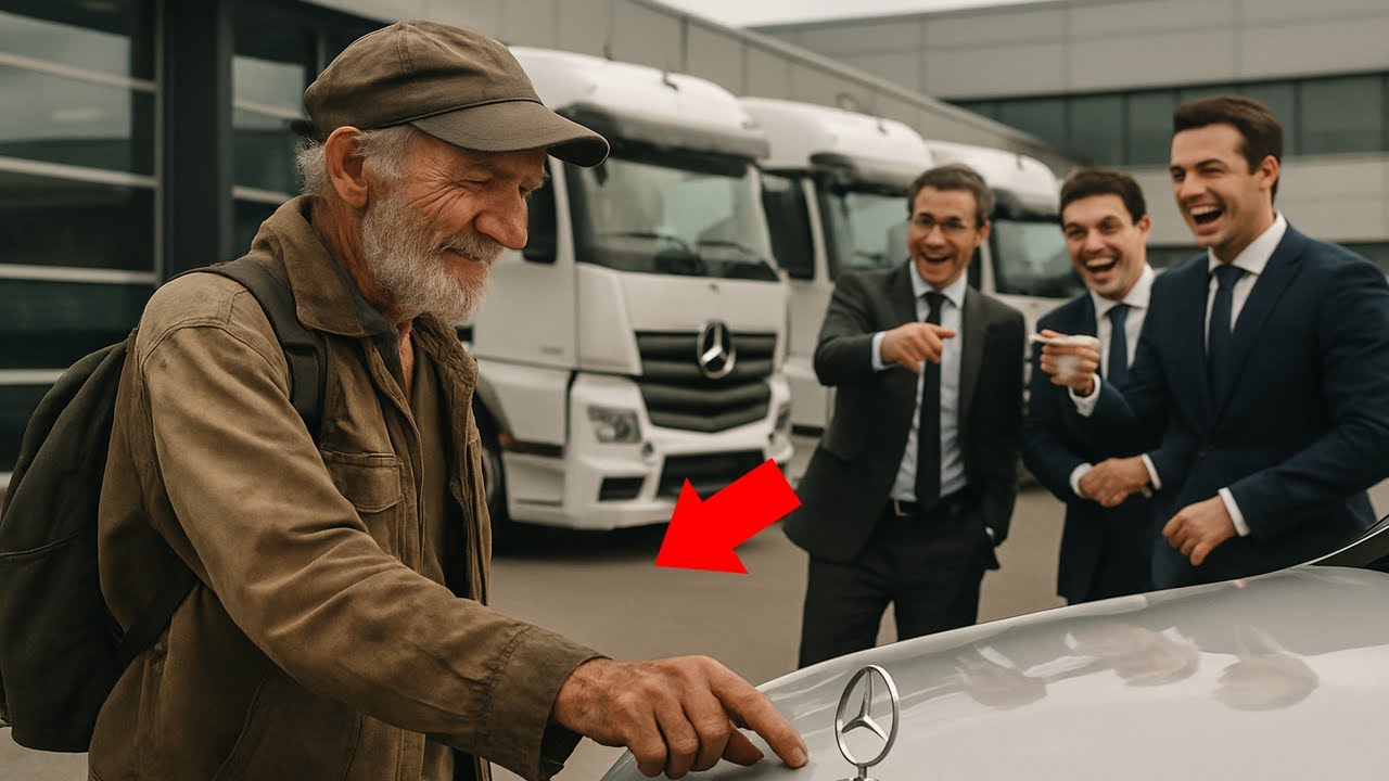 Zabiorę pięć ciężarówek Mercedes — powiedział bezdomny. Wszyscy się śmiali