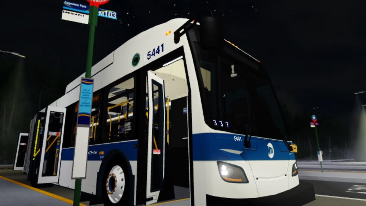 Riding bus 5441 on the M103 SBS+