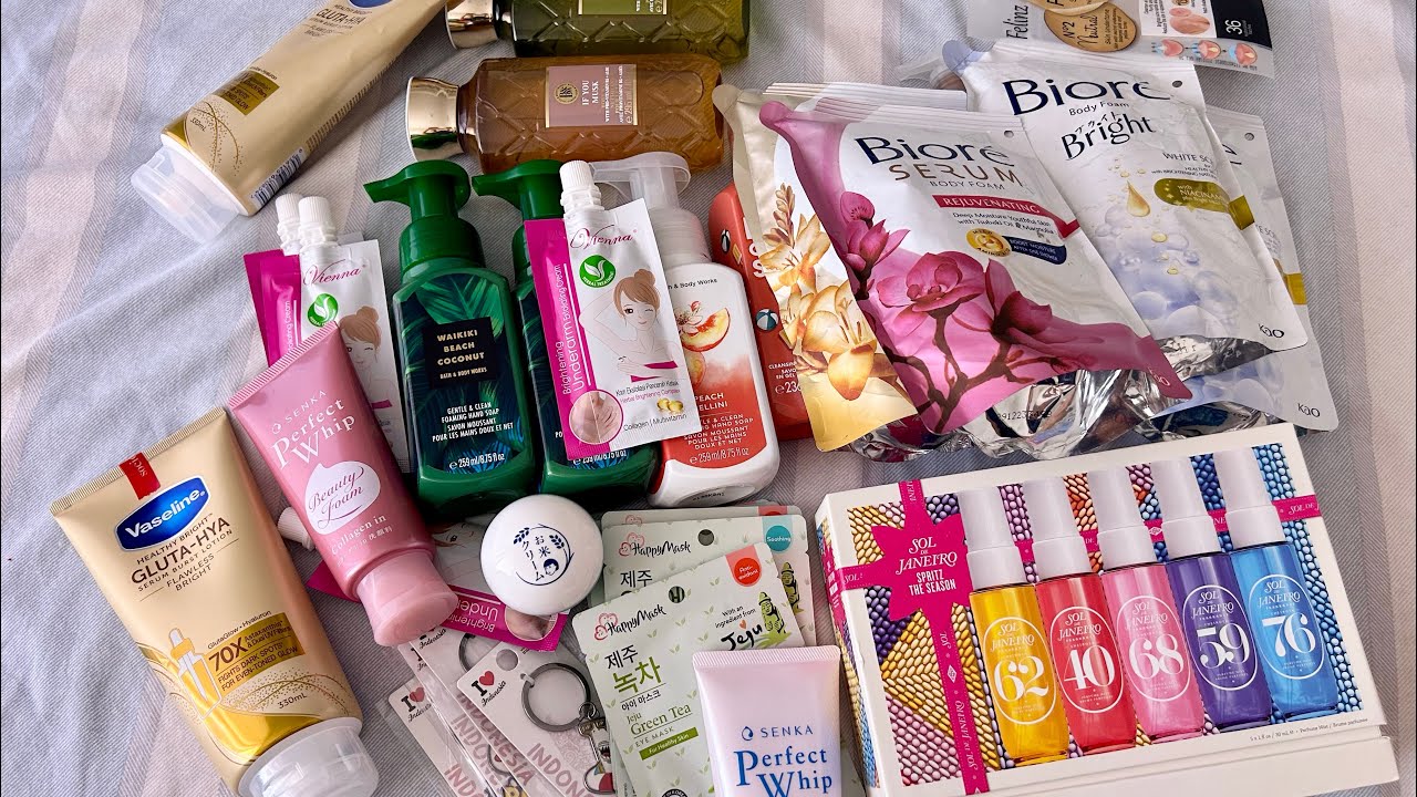 Bali Haul : Skincare i bought in Bali l Sol de janeiro body spray mist l senka l keana product 