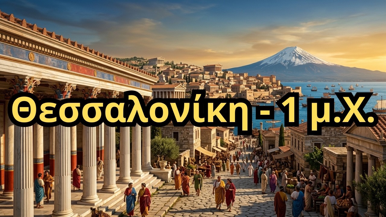 Πώς ήταν η ζωή στη Θεσσαλονίκη την εποχή του Ιησού; (1 μ.Χ.) | Αναπαράσταση μέσω AI