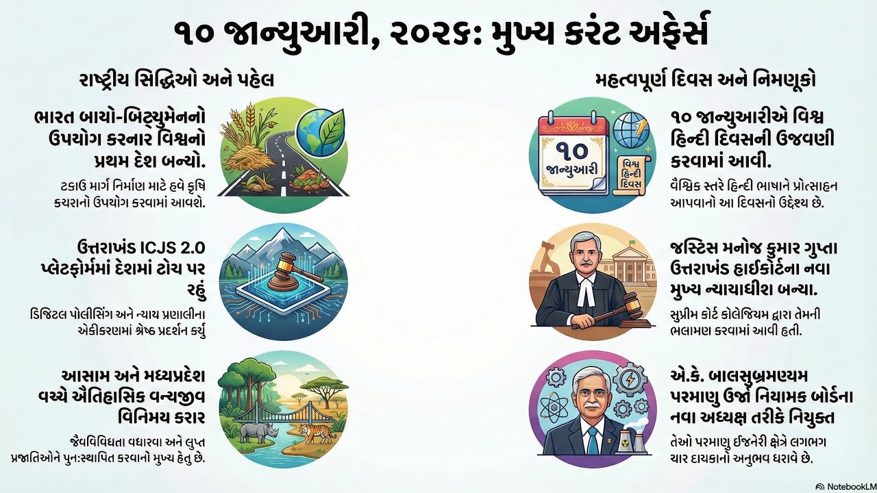 10 January 2026 | દૈનિક કરંટ અફેર્સ | Karan Barot