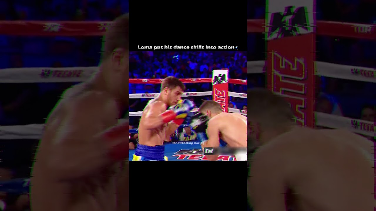 Loma put his dance skills into action🕺#boxing