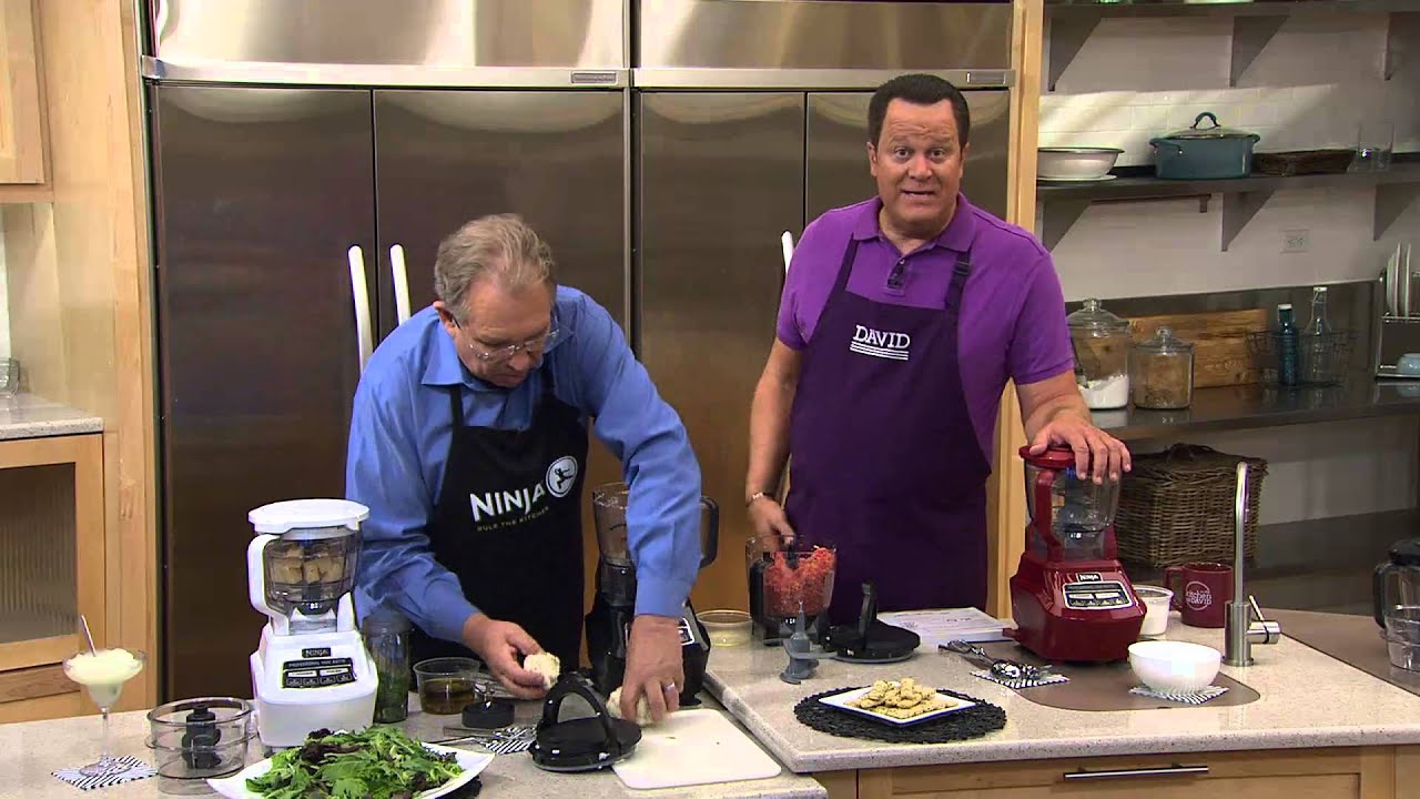 Ninja 72 oz. Mega Kitchen System with Nutri Ninja & Recipe Book with David Venable