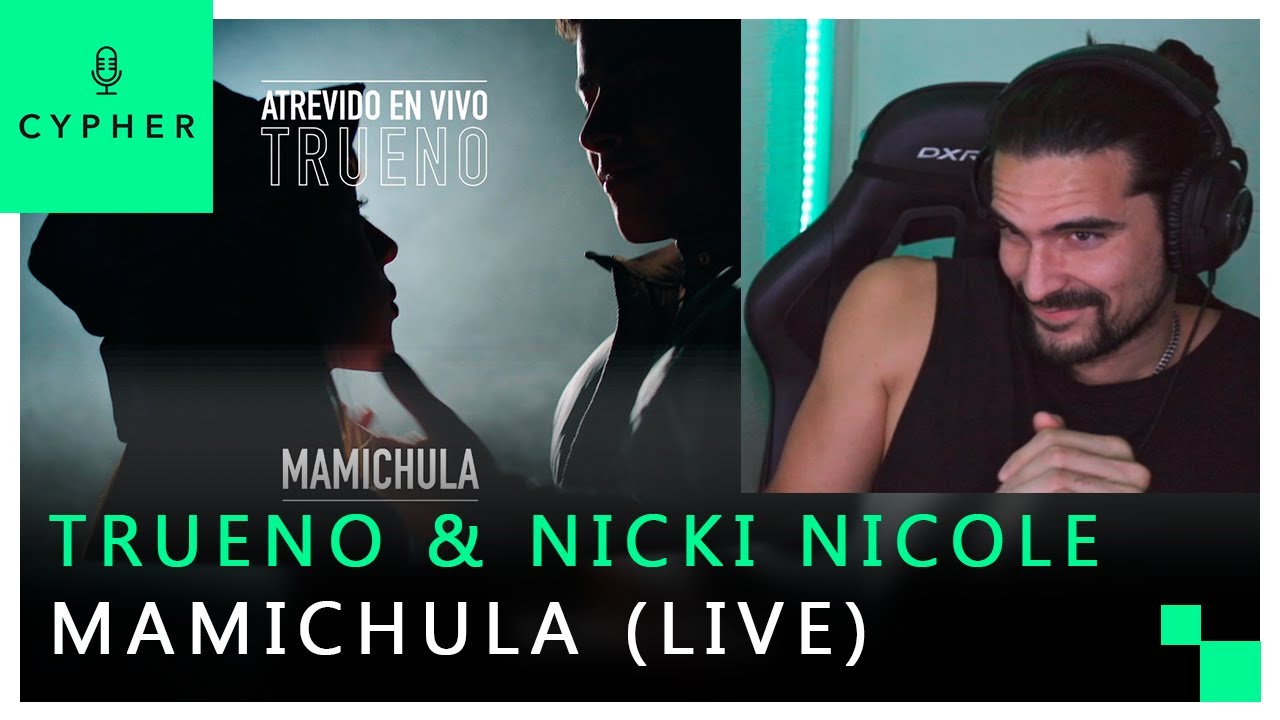 REACCIÓN a Trueno, Nicki Nicole - Mamichula | ATREVIDO EN VIVO