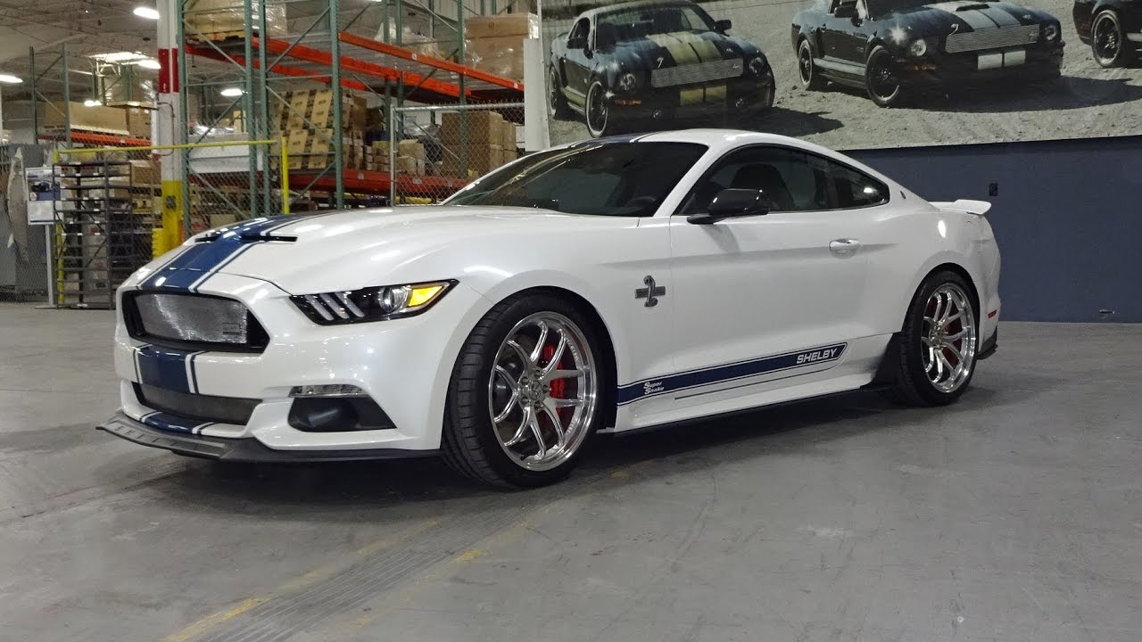 2017 Super Snake Shelby Mustang in White / Blue & Engine Sound on My Car Story with Lou Costabile