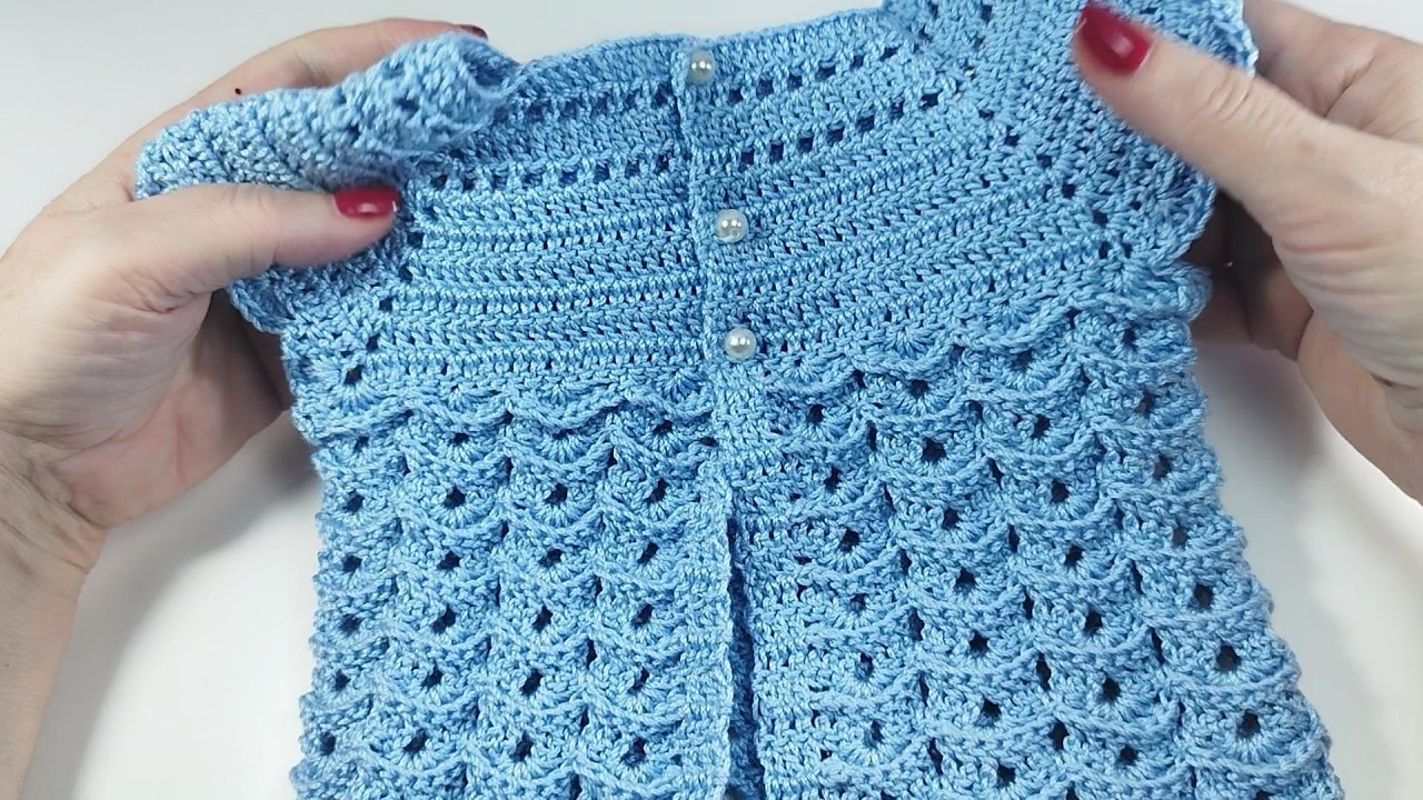 Descubre Como Hacer Un Chaleco De Bebe A Crochet Primeros Meses